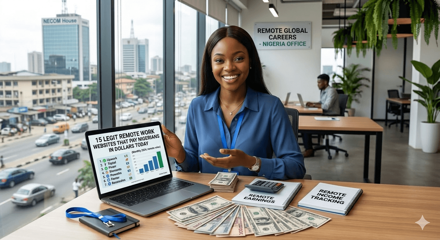 15 Legit Remote Work Websites That Pay Nigerians in Dollars Today